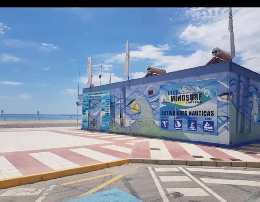 Apartamento Frente Al Mar, Familiar Y Acogedor. Santa Pola Esterno foto